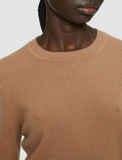 JOSEPH Fashion Women Light Pure Cashmere Round Neck Jumper Blusher