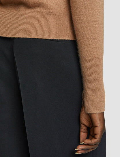 JOSEPH Fashion Women Light Pure Cashmere Round Neck Jumper Blusher