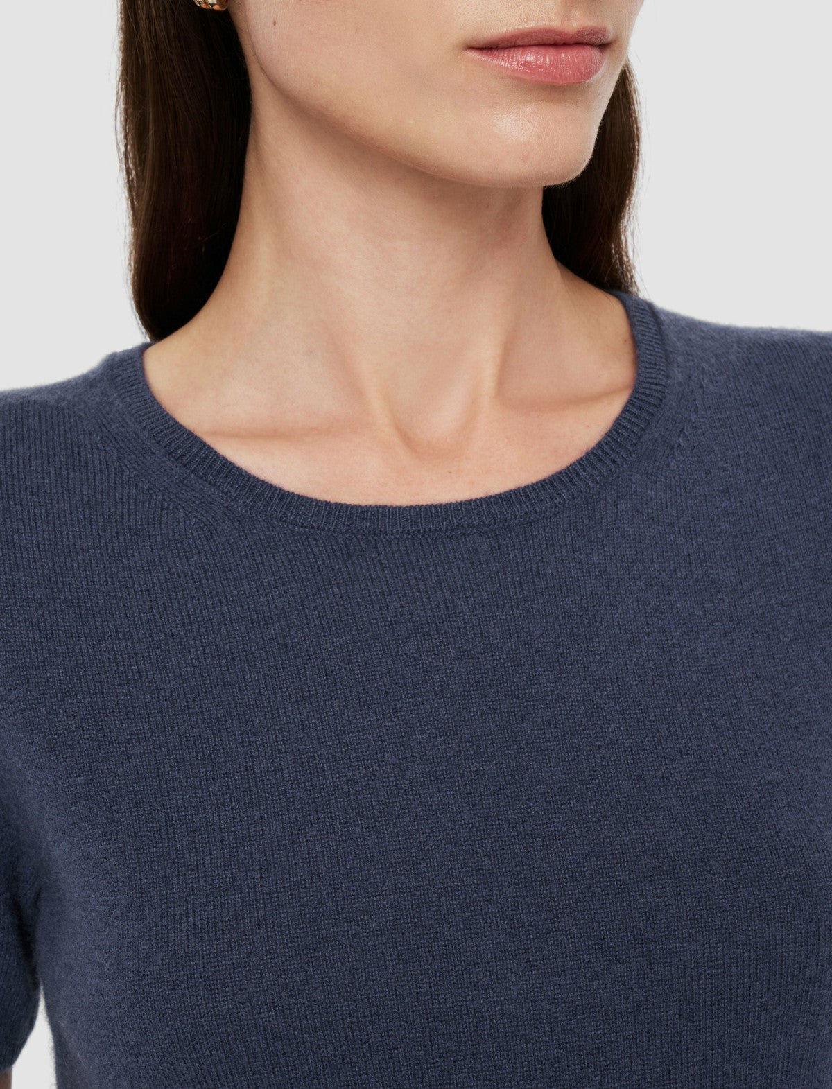 JOSEPH Fashion Women Light Pure Cashmere Round Neck Jumper Harbour