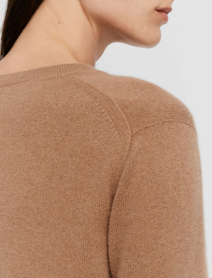 JOSEPH Fashion Women Light Pure Cashmere V Neck Jumper Blusher