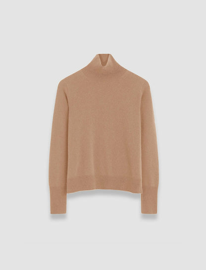 JOSEPH Fashion Women Light Pure Cashmere High Neck Jumper Blusher