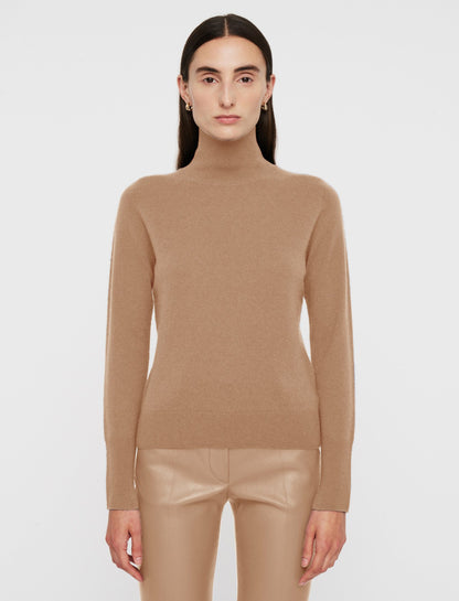 JOSEPH Fashion Women Light Pure Cashmere High Neck Jumper Blusher