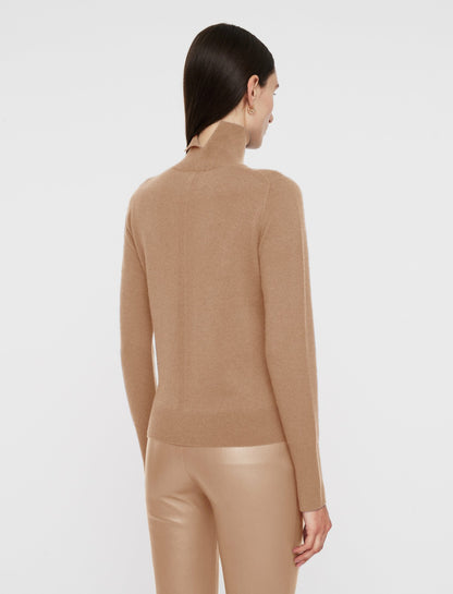 JOSEPH Fashion Women Light Pure Cashmere High Neck Jumper Blusher