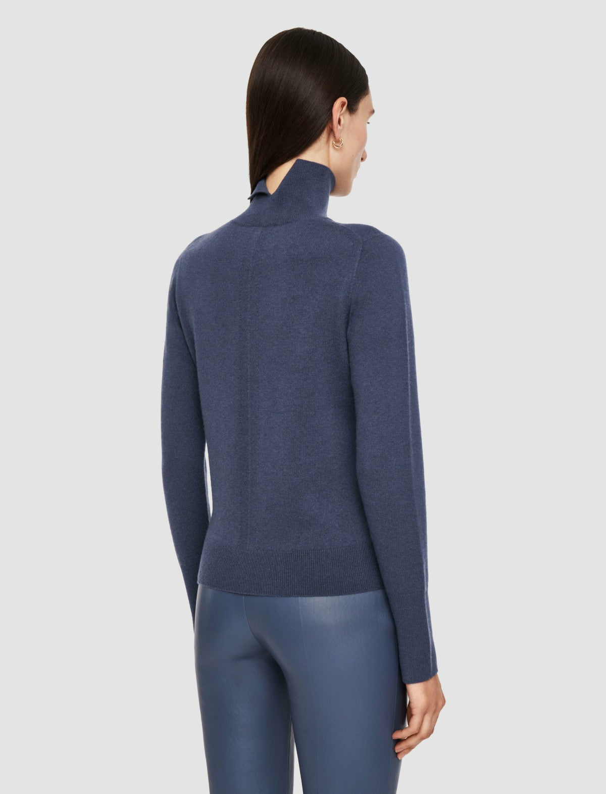 JOSEPH Fashion Women Light Pure Cashmere High Neck Jumper Harbour