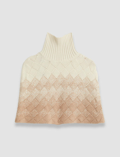 JOSEPH Fashion Women Weave Knit Neck Warmer Ivory/Blusher