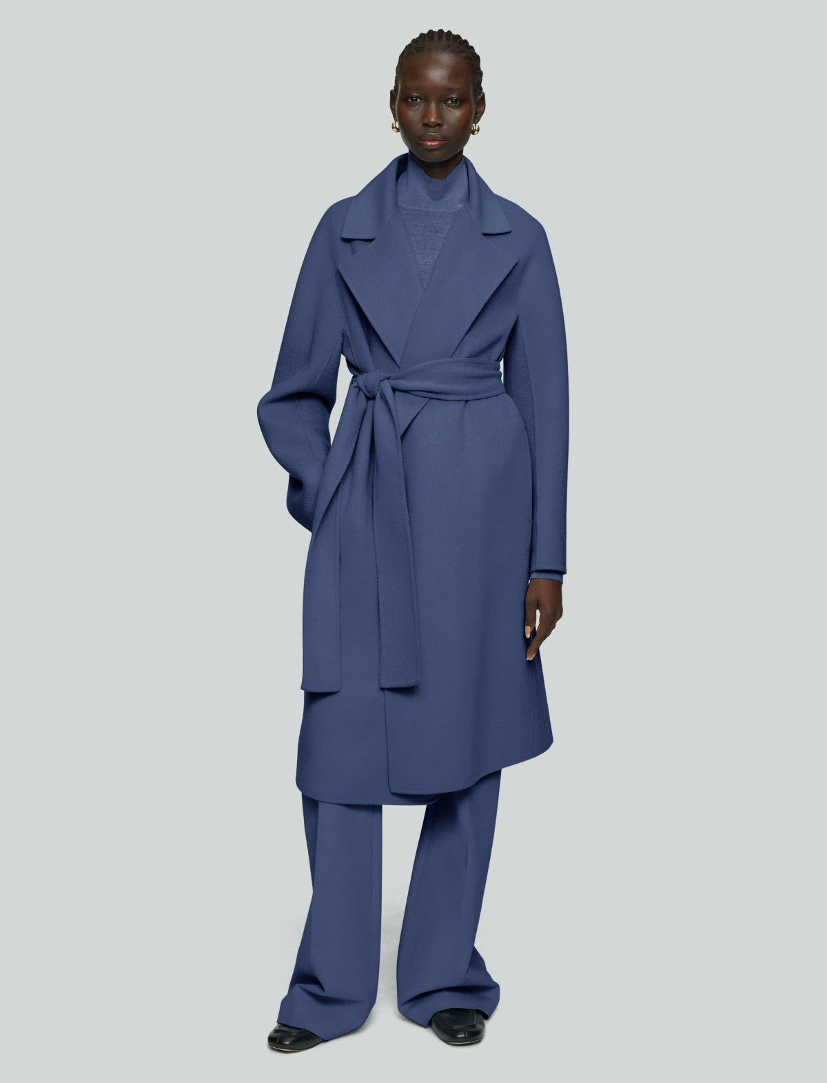 JOSEPH Fashion Women Costa Double Face Cashmere Coat Harbour