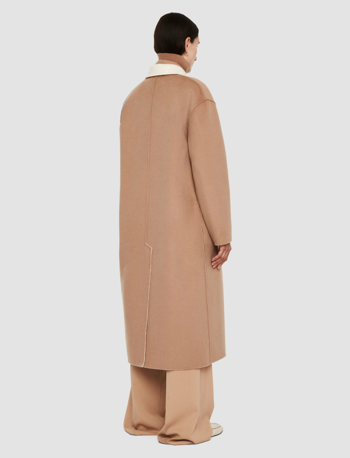 JOSEPH Fashion Women Edmond Reversible Double Face Cashmere Coat Ivory/Blusher