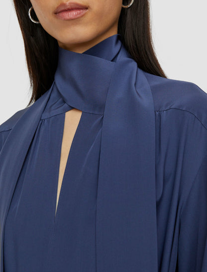 JOSEPH Fashion Women Bolero Silk Crepe de Chine Dress Harbour