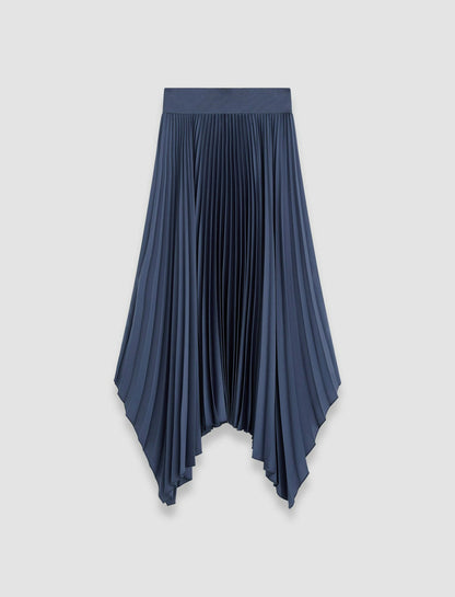 JOSEPH Fashion Women Ade Knit Weave Plissé Skirt Harbour