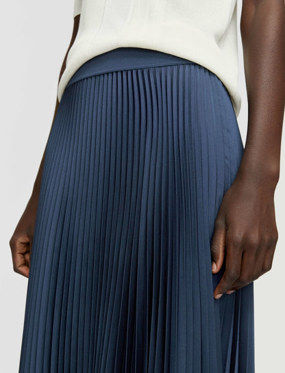 JOSEPH Fashion Women Ade Knit Weave Plissé Skirt Harbour