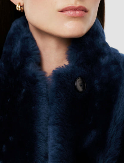 JOSEPH Fashion Women Britanny Reversible Shearling Coat Harbour