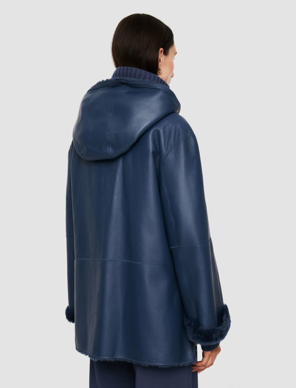 JOSEPH Fashion Women Cosser Reversible Shearling Coat Harbour