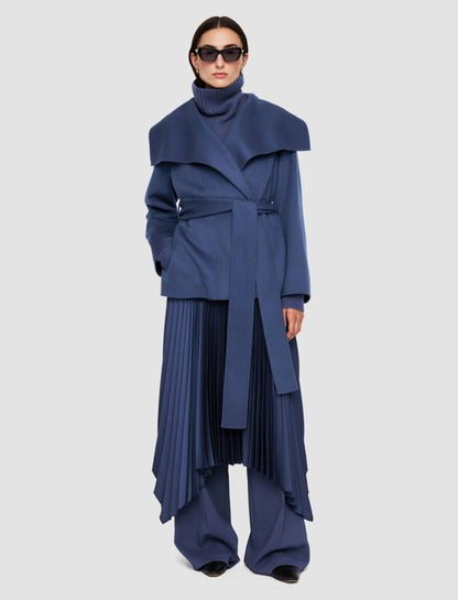 JOSEPH Fashion Women Adrienne Double Face Cashmere Jacket Harbour