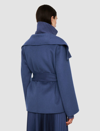 JOSEPH Fashion Women Adrienne Double Face Cashmere Jacket Harbour