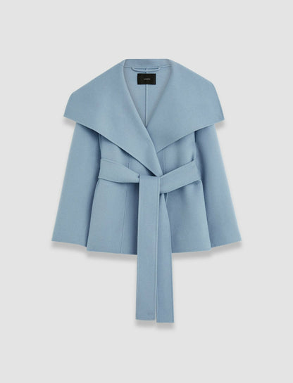JOSEPH Fashion Women Adrienne Double Face Cashmere Jacket Faded Sky