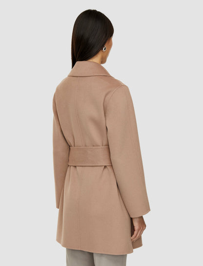 JOSEPH Fashion Women Clemence Double Face Cashmere Coat Blusher