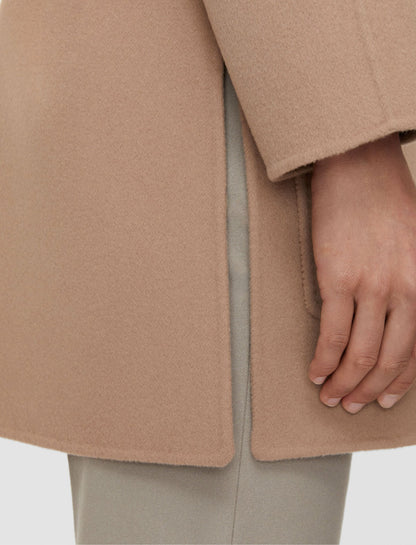 JOSEPH Fashion Women Clemence Double Face Cashmere Coat Blusher