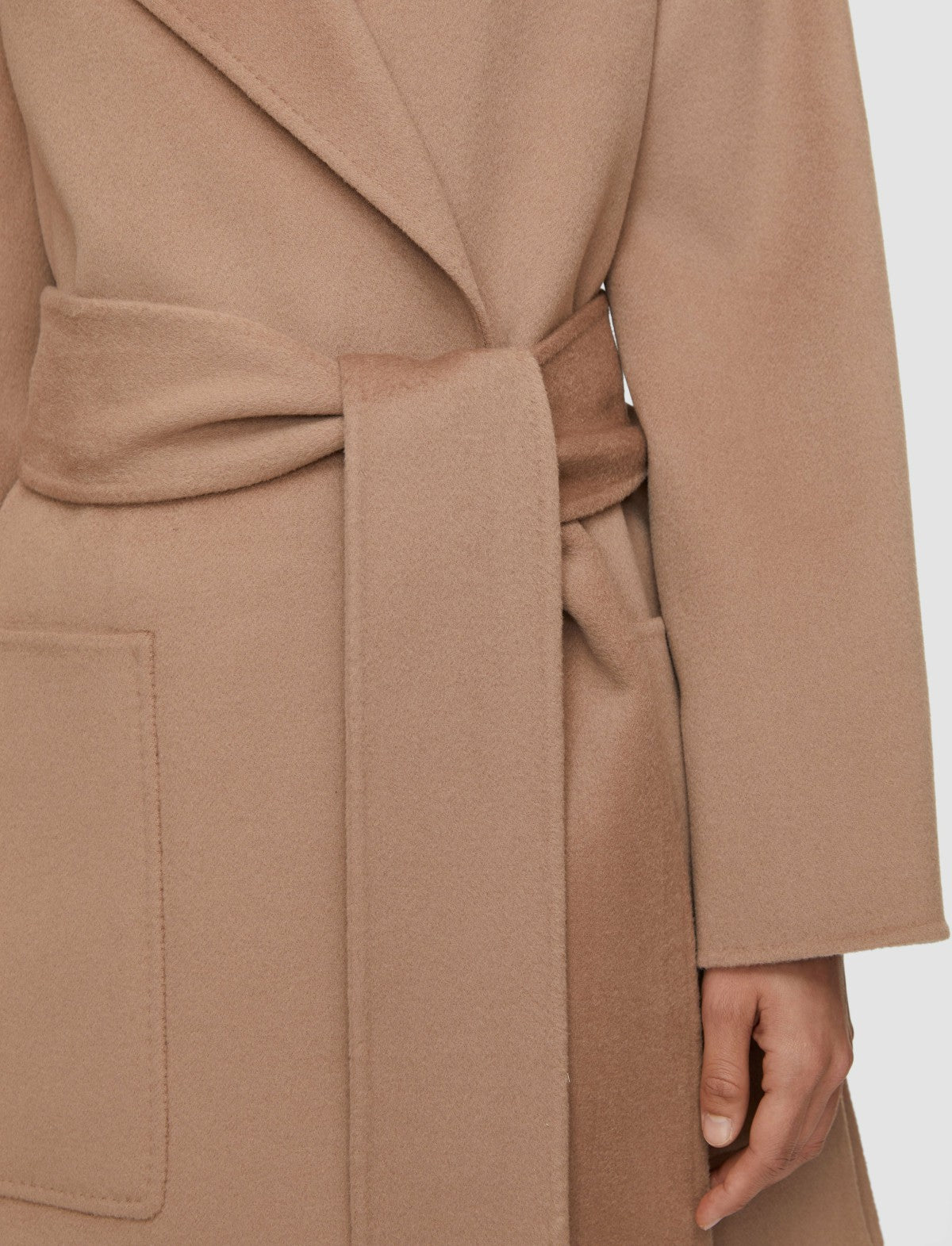JOSEPH Fashion Women Clemence Double Face Cashmere Coat Blusher