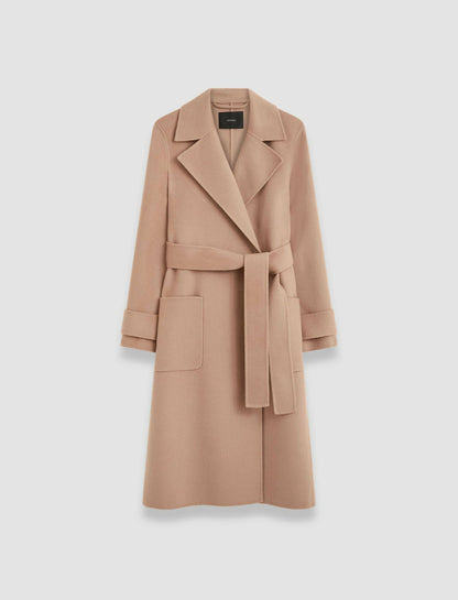 JOSEPH Fashion Women Arline Double Face Cashmere Coat Blusher