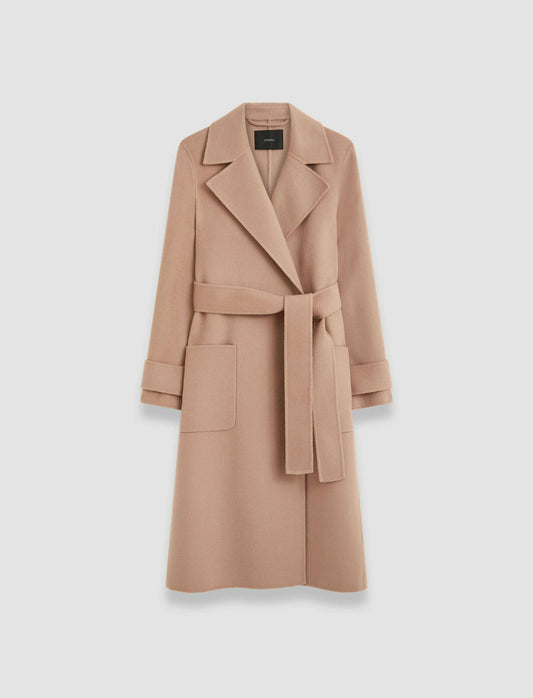 JOSEPH Fashion Women Arline Double Face Cashmere Coat Blusher