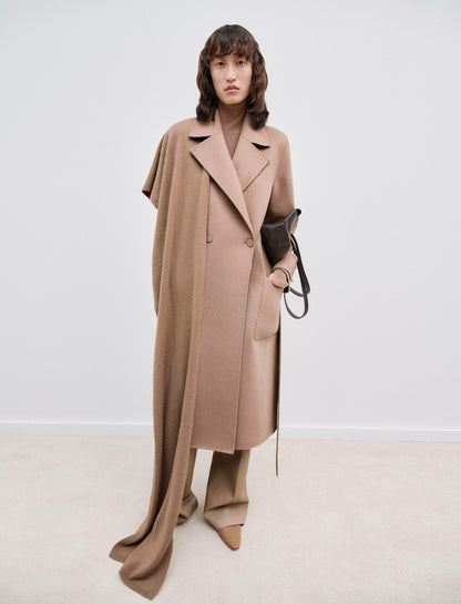 JOSEPH Fashion Women Arline Double Face Cashmere Coat Blusher