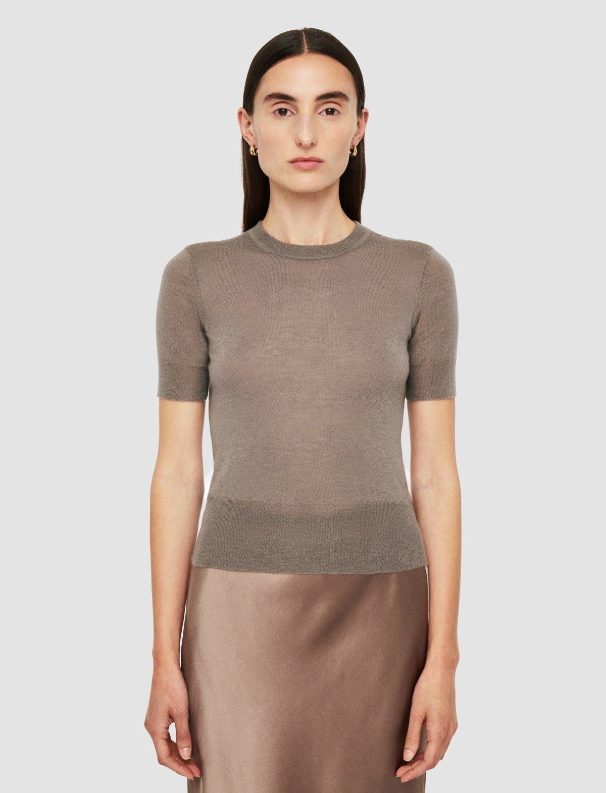 JOSEPH Fashion Women Cashair Top Escargot