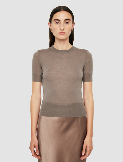 JOSEPH Fashion Women Cashair Top Escargot