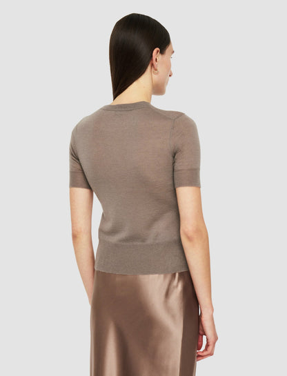 JOSEPH Fashion Women Cashair Top Escargot
