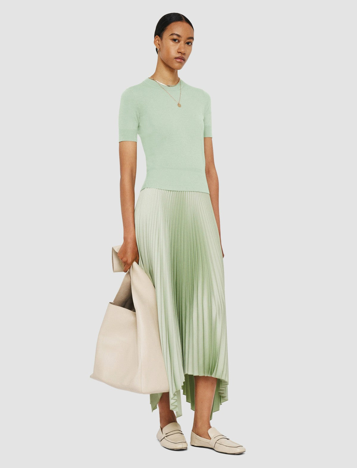JOSEPH Fashion Women Cashair Top Matcha