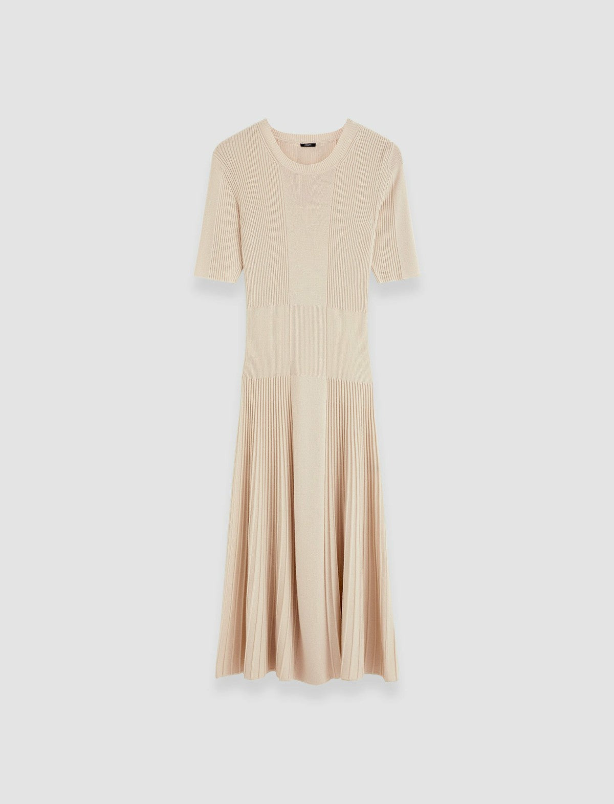 JOSEPH Fashion Women Fine Merino Rib Dress Quail