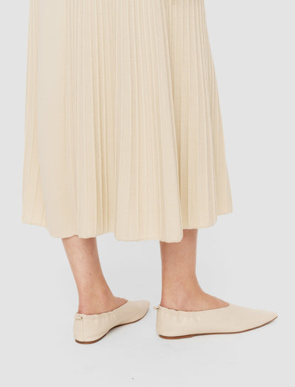 JOSEPH Fashion Women Fine Merino Rib Dress Quail
