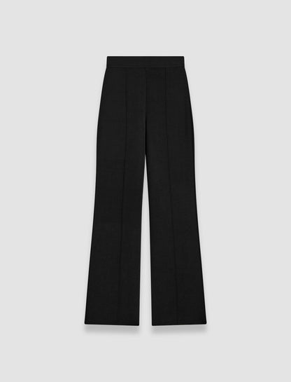 JOSEPH Fashion Women Milano Knit Stretch Trousers Black
