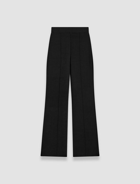 JOSEPH Fashion Women Milano Knit Stretch Trousers Black
