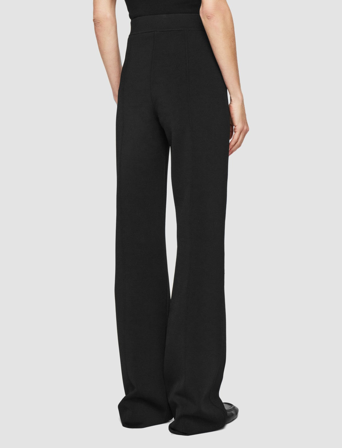 JOSEPH Fashion Women Milano Knit Stretch Trousers Black