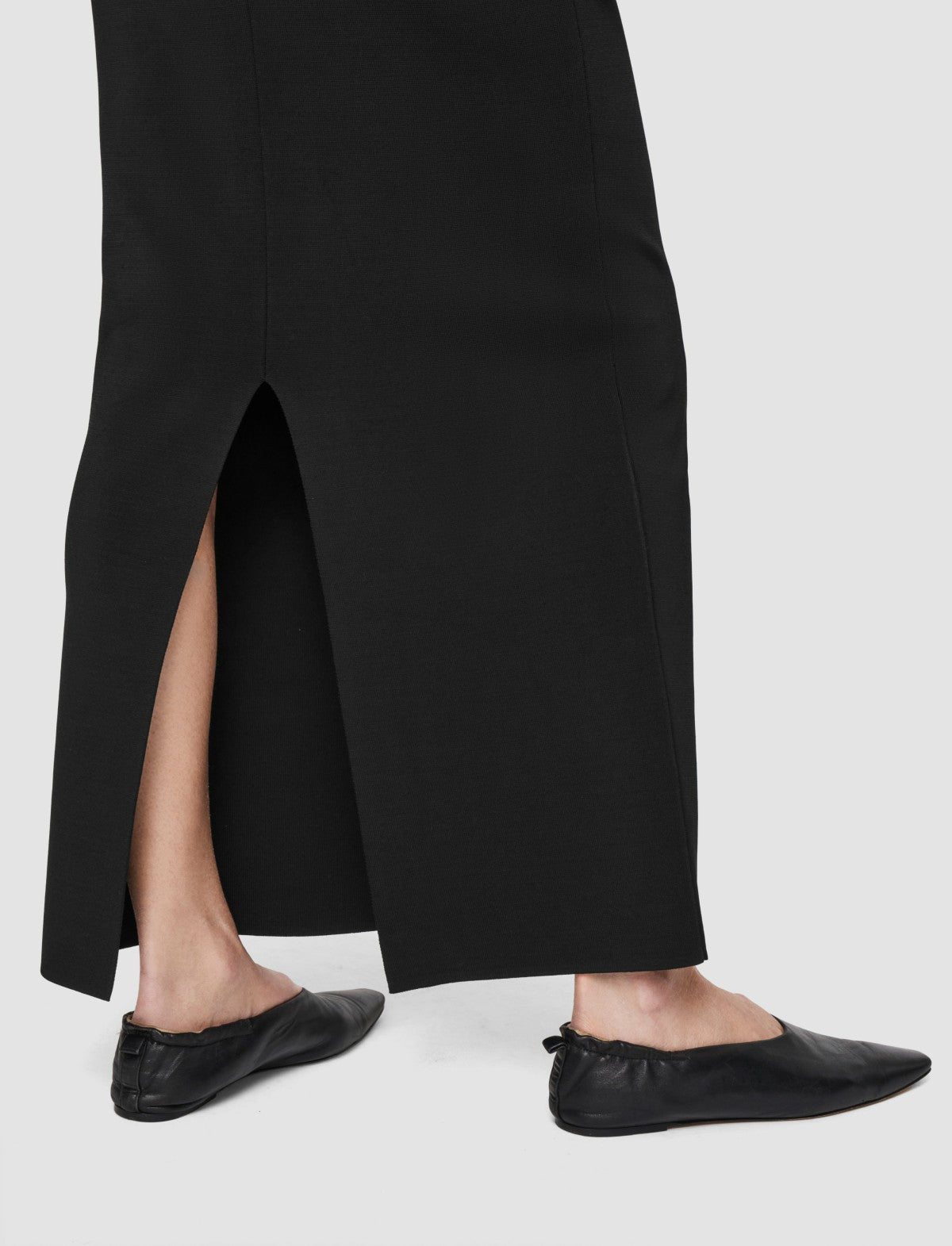 JOSEPH Fashion Women Milano Knit Stretch Skirt Black
