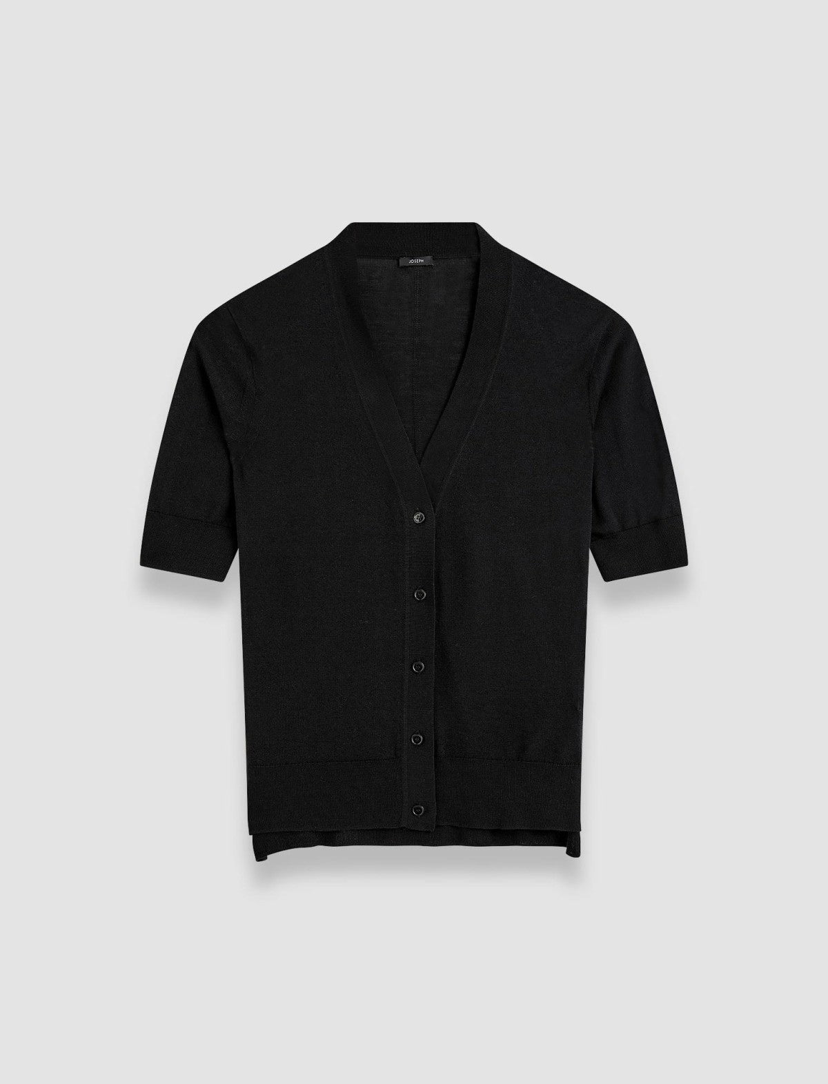 JOSEPH Fashion Women Superfine Cotton Silk Cardigan Black