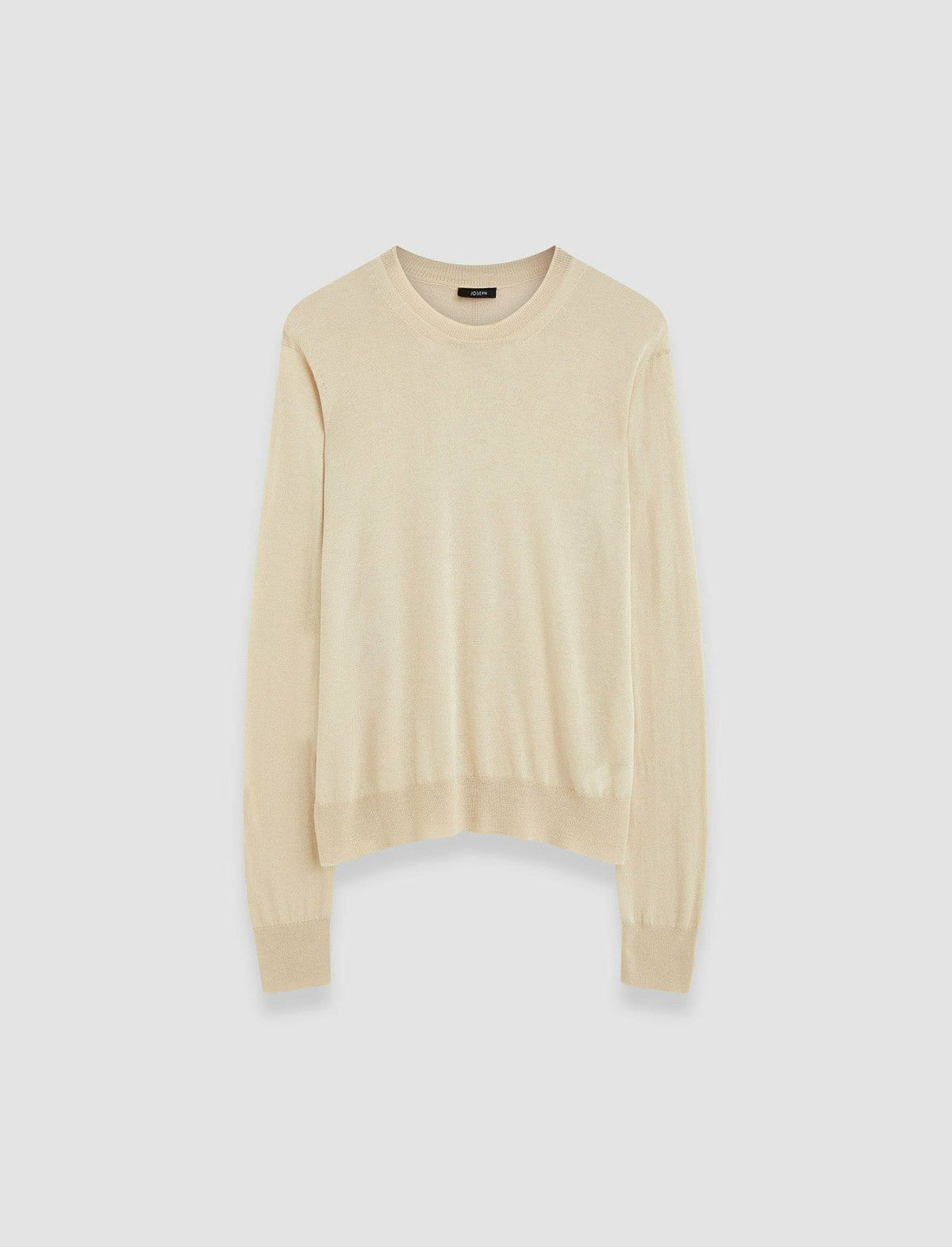 JOSEPH Fashion Women Superfine Cotton Silk Round Neck Jumper Quail