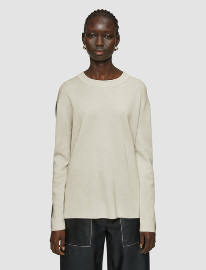 JOSEPH Fashion Women Bi-Colour Knit Jumper Quail/Black