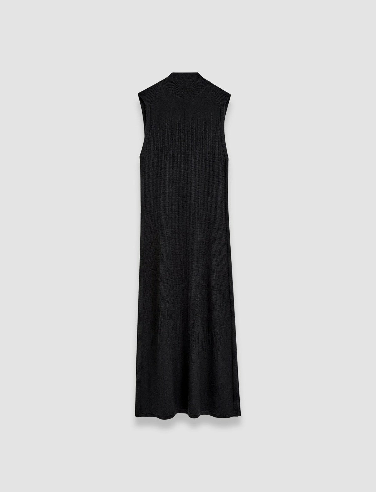 JOSEPH Fashion Women Gradient Stitch High Neck Dress Black