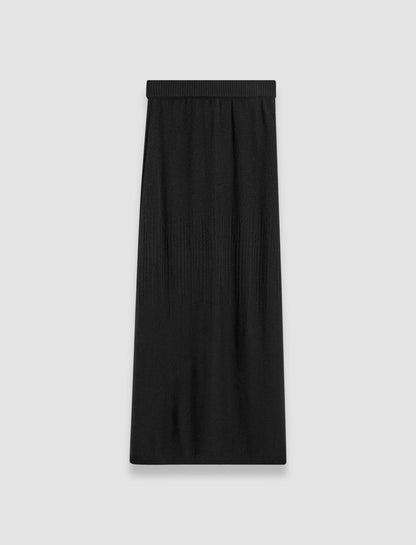 JOSEPH Fashion Women Gradient Stitch Skirt Black
