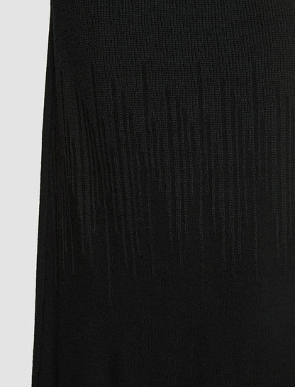 JOSEPH Fashion Women Gradient Stitch Skirt Black