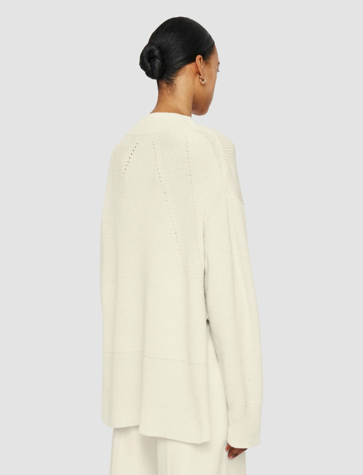 JOSEPH Fashion Women Linen Blend Knit Jumper Ivory
