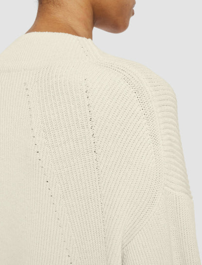 JOSEPH Fashion Women Linen Blend Knit Jumper Ivory