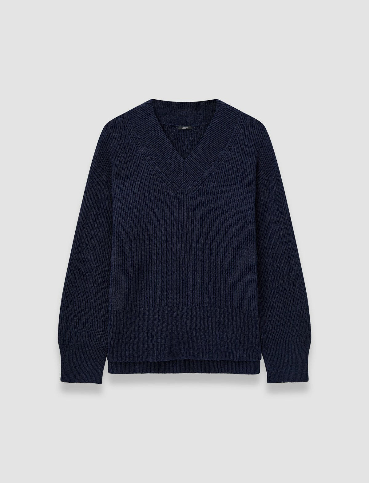 JOSEPH Fashion Women Linen Blend Knit Jumper Navy