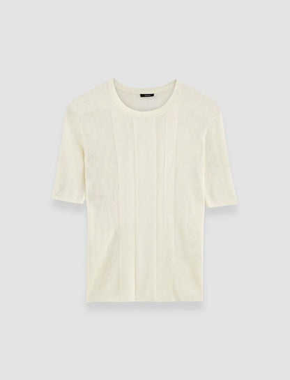 JOSEPH Fashion Women Crisp Rayon Top Ivory