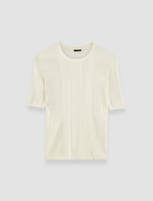JOSEPH Fashion Women Crisp Rayon Top Ivory