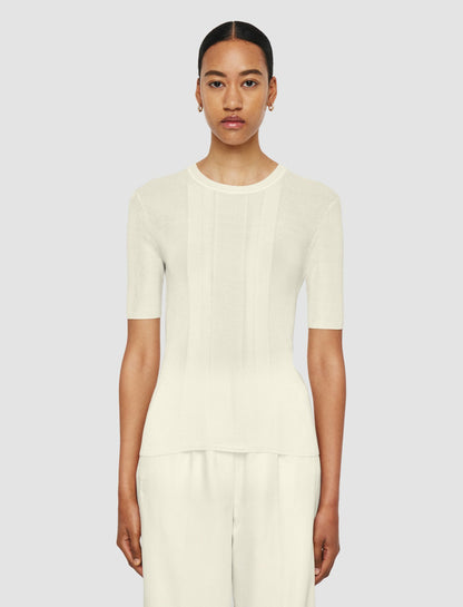 JOSEPH Fashion Women Crisp Rayon Top Ivory