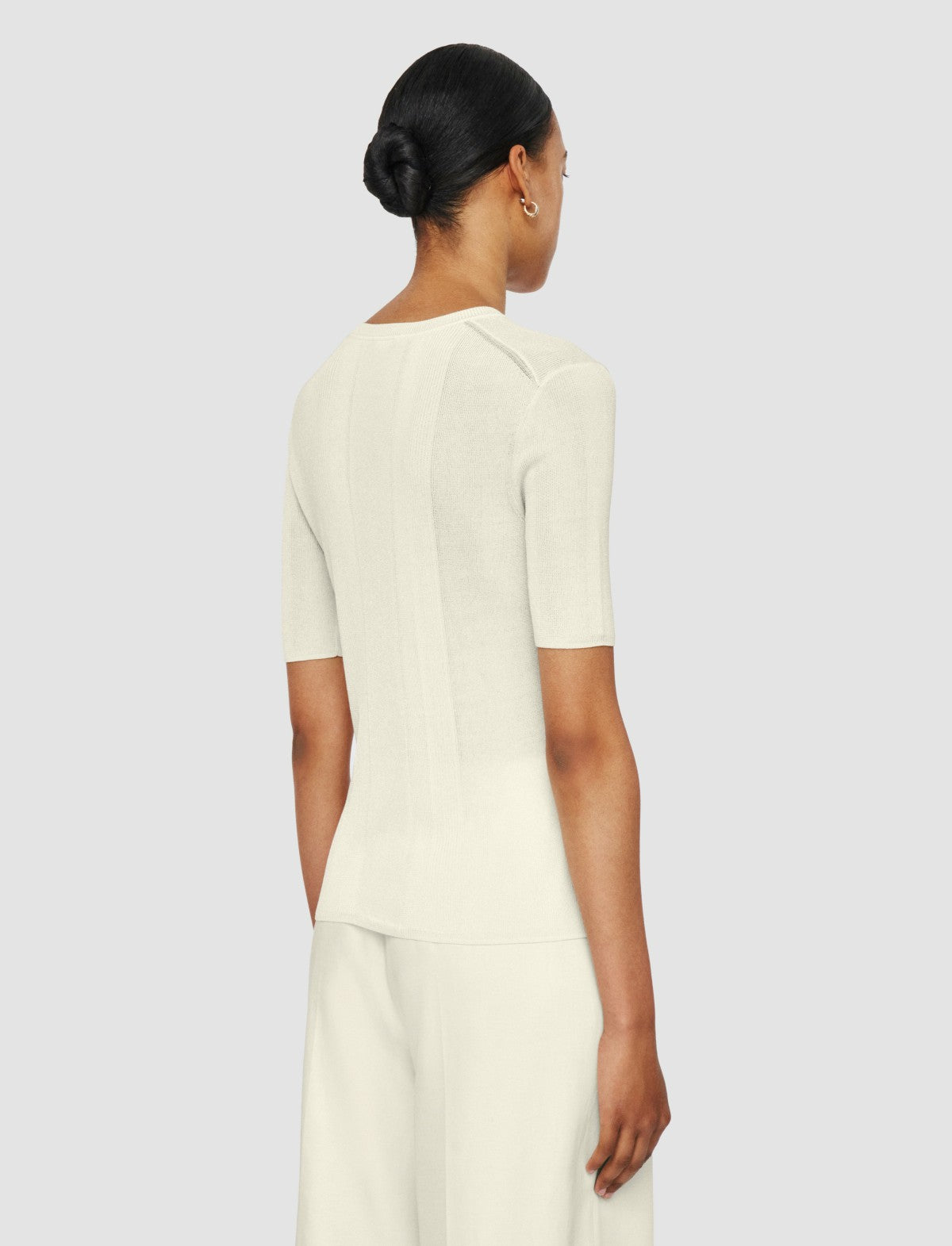 JOSEPH Fashion Women Crisp Rayon Top Ivory