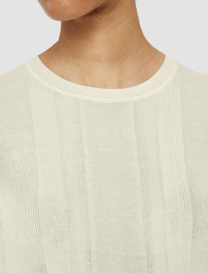 JOSEPH Fashion Women Crisp Rayon Top Ivory