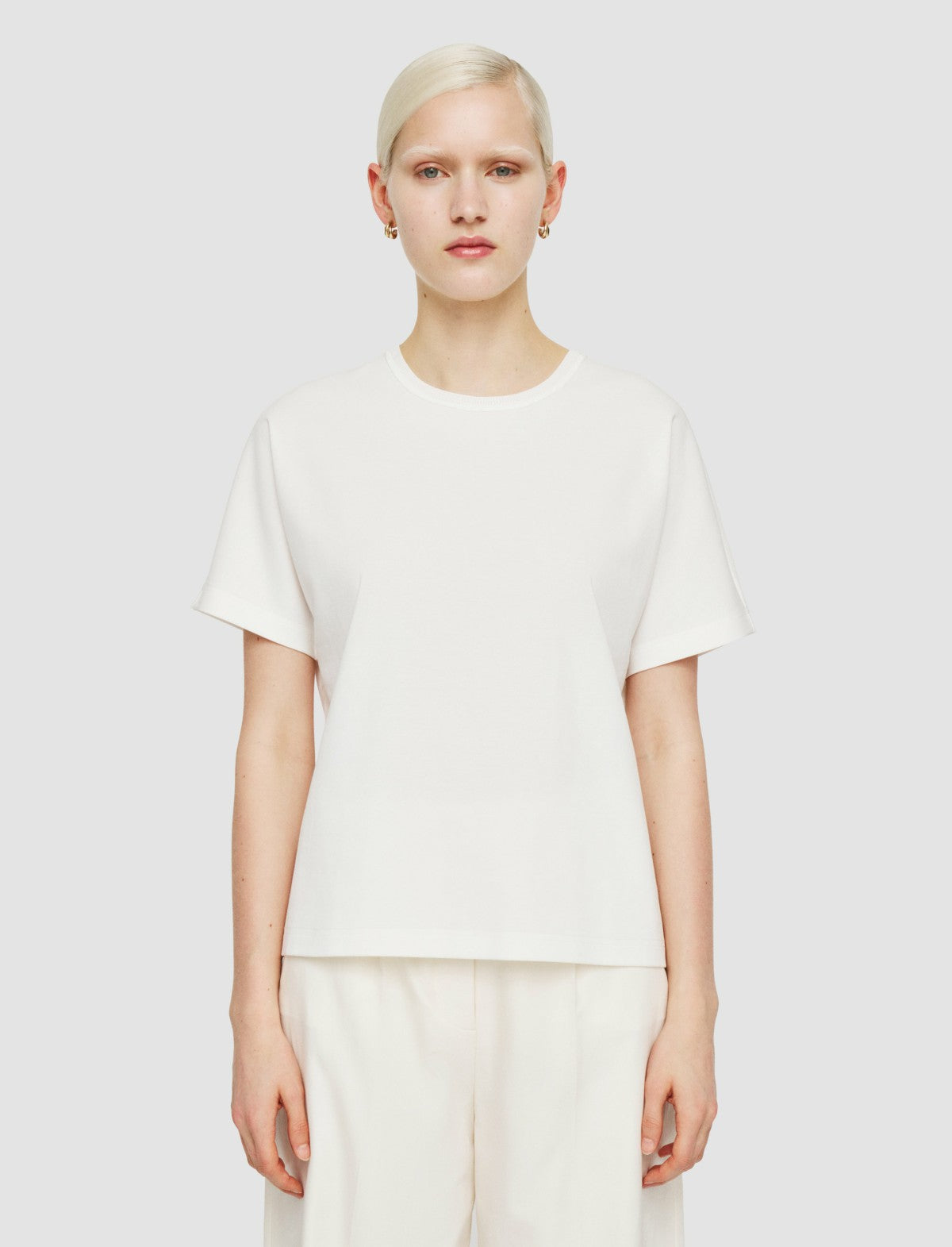 JOSEPH Fashion Women Comfort Cotton T-Shirt Ivory